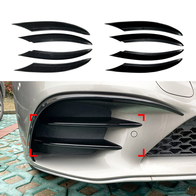 AMP-Z Front Bumper Grille Grill For Mercedes Benz C Class W205 C205 S205 Facelift AMG-Line 2019+