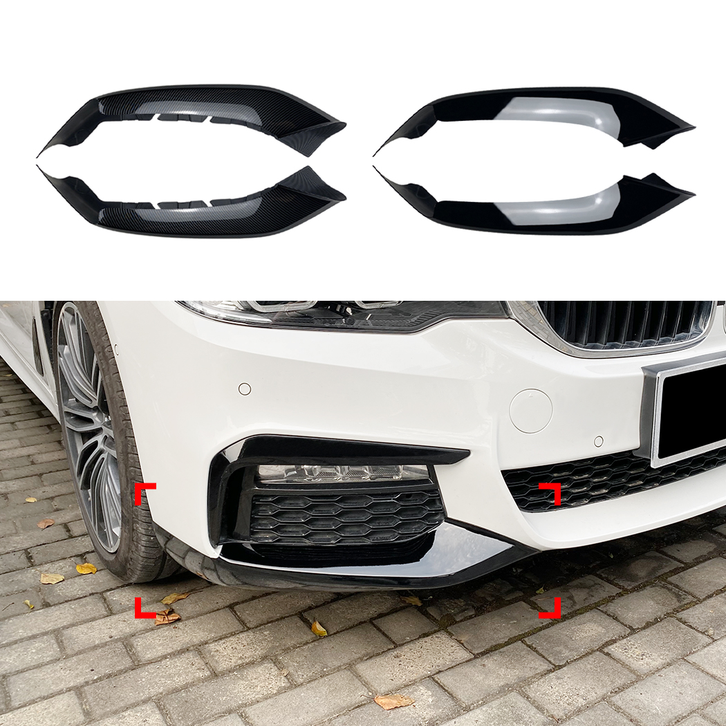 AMP-Z Front Side Splitter Sticker For BMW 5 Series G30 G31 Pre-Facelift 2017-2020