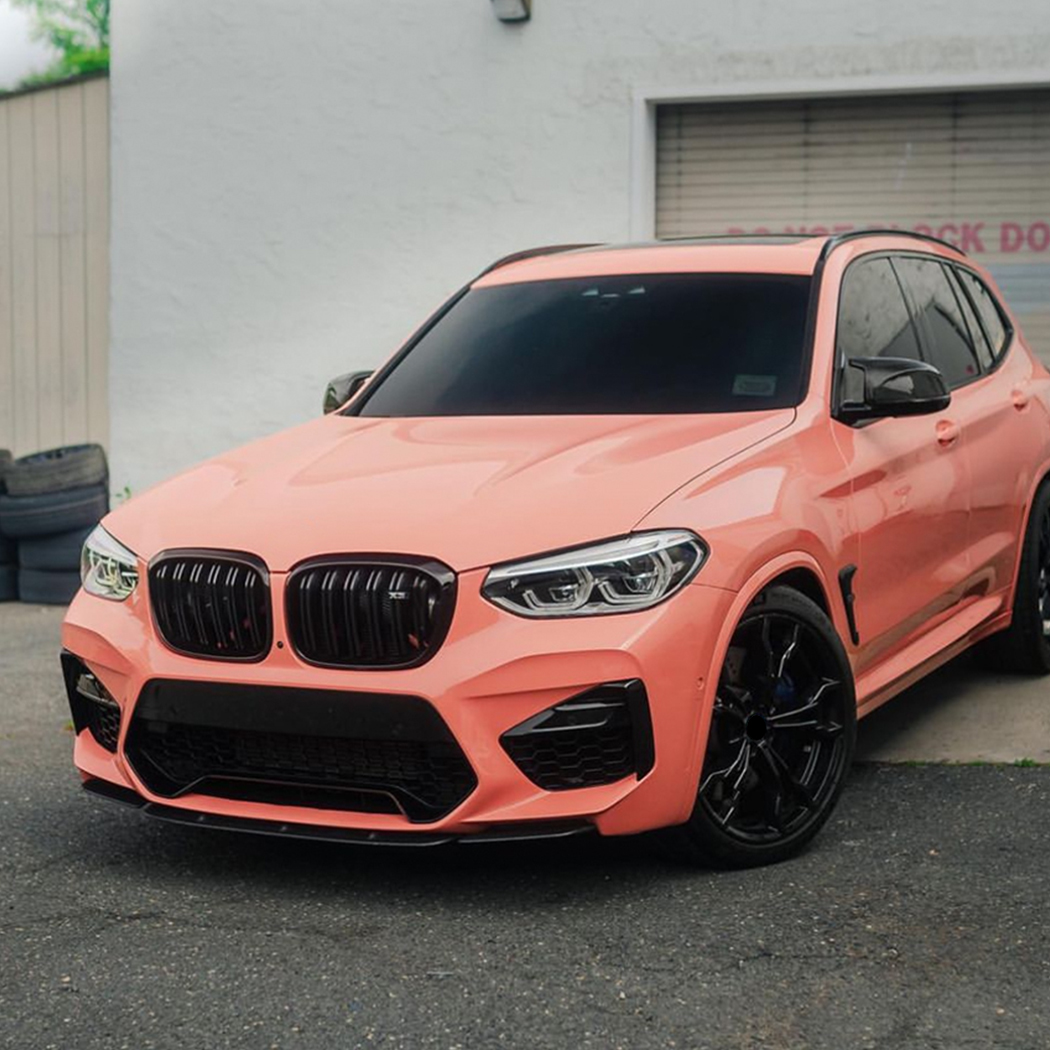 AMP-Z Front Bumper Lip Spiltter For BMW X3M X4M F97 F98 2019-2021