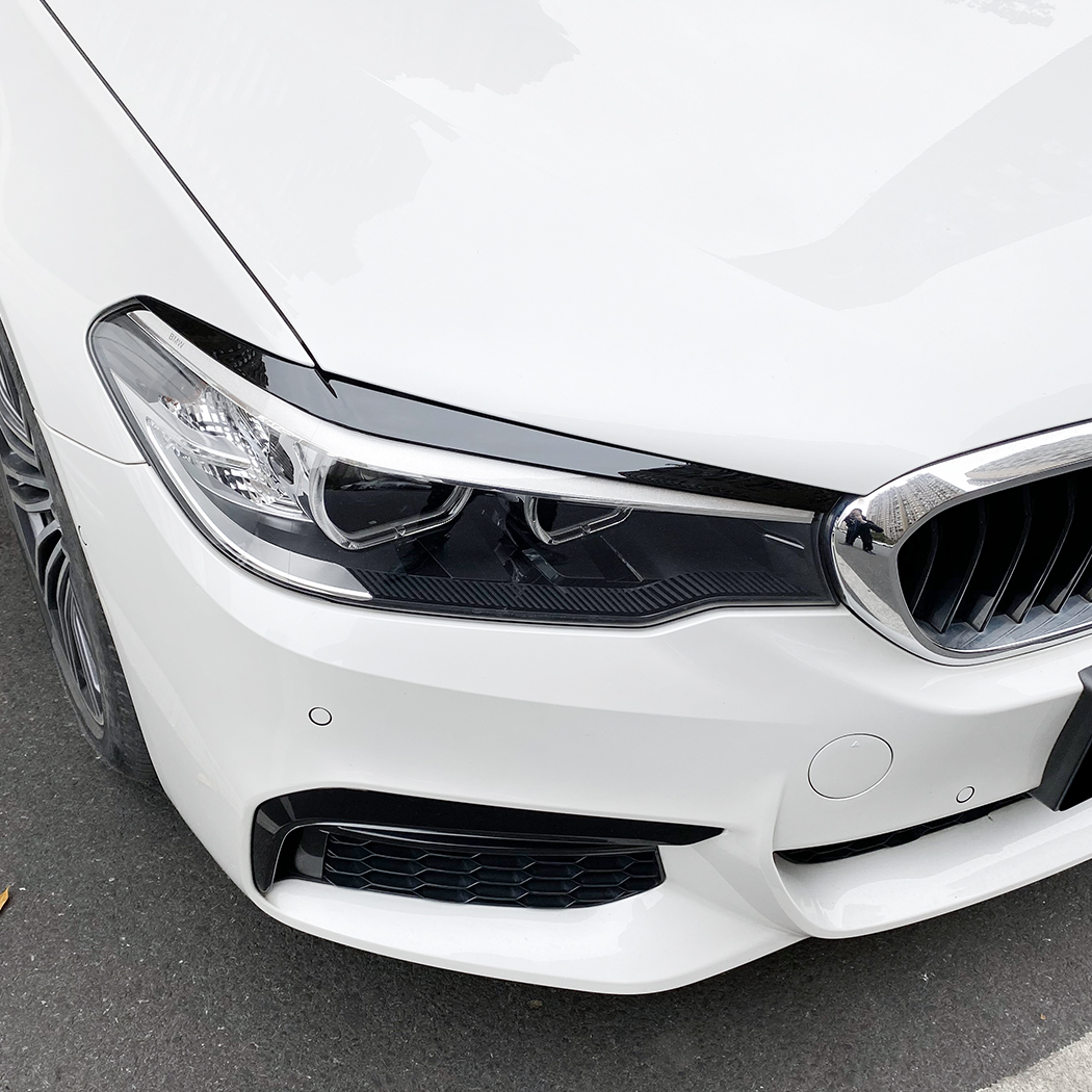 AMP-Z Headlight Eyebrows Eyelids Sticker For BMW 5 Series G30 G31 Pre-Facelift 2017-2020