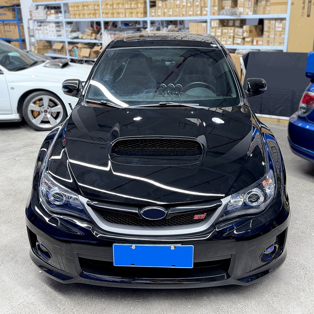 AMP-Z Engine Hood Air Vents Dust Cover For Subaru Impreza WRX STI 2008-2014