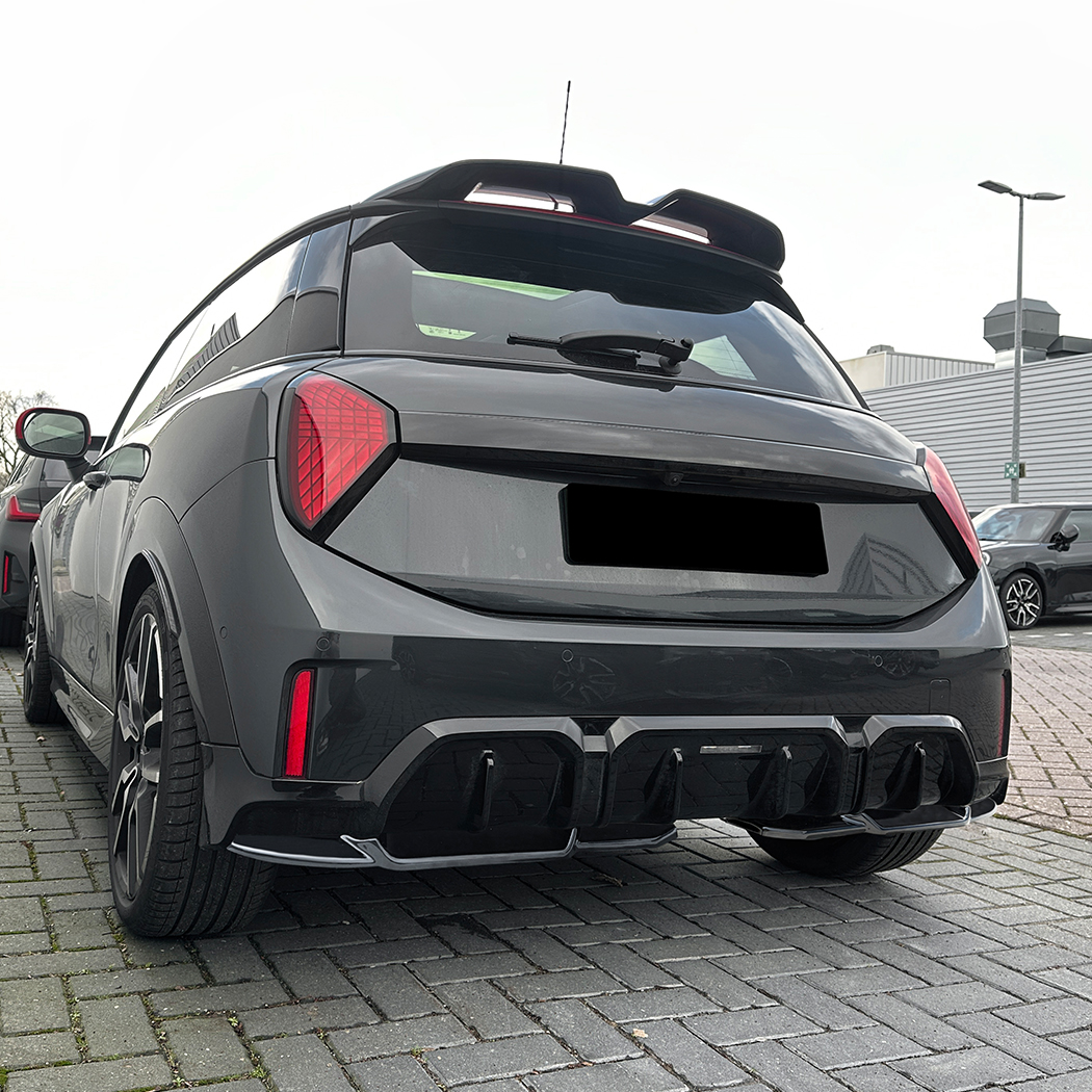 AMP-Z Rear Bumper Spoiler Lip For BMW Mini Cooper JCW-Style F65 F66 2024+