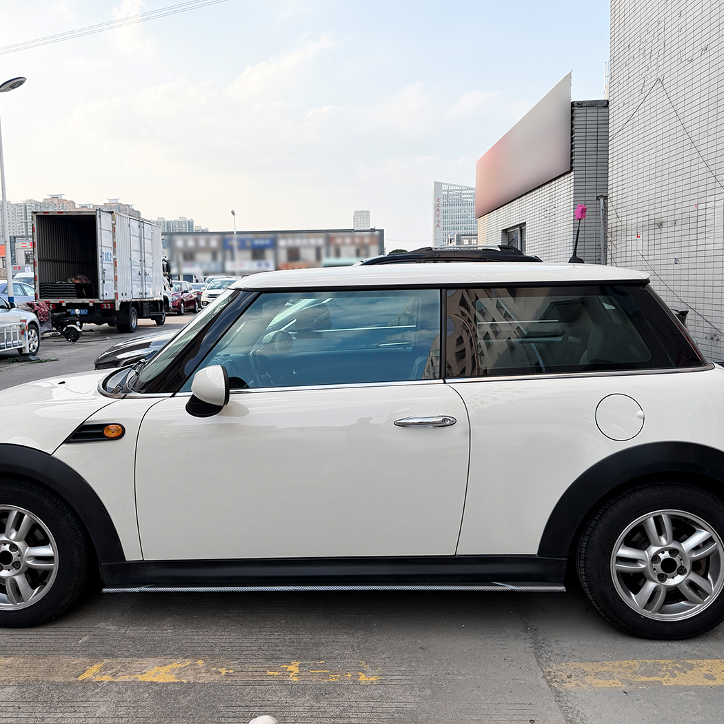 AMP-Z Side Skirt Rocker Panel Splitter Lip For BMW Mini Cooper R56 R57 2006-2013