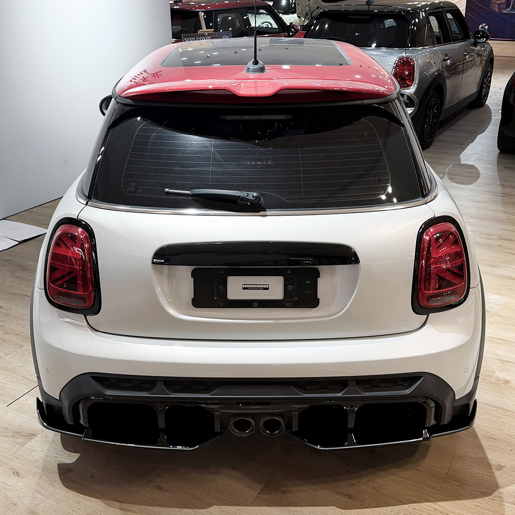 AMP-Z Rear Bumper Spoiler Lip For BMW Mini Cooper F55 F56 F57 Facelift JCW 2022-2024