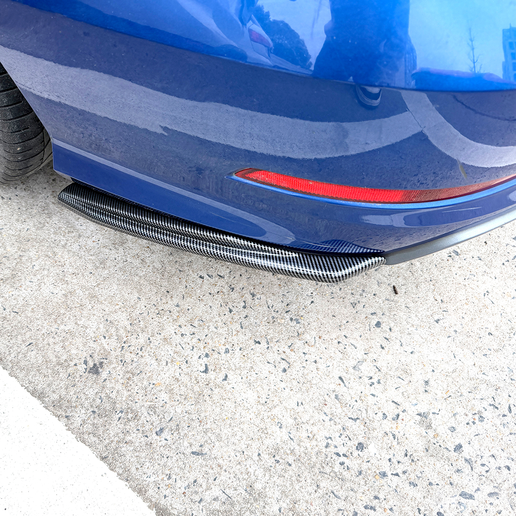 AMP-Z Rear Side Splitter Sticker For Audi A3 S3 8V Pre-facelift Sline 2013-2016