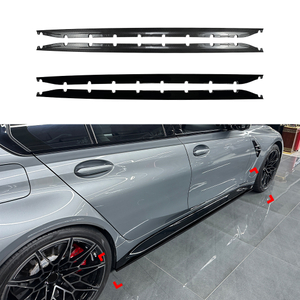 AMP-Z Side Skirt Rocker Panel Splitter Lip For BMW 3 Series M3 G80 G81 2021+