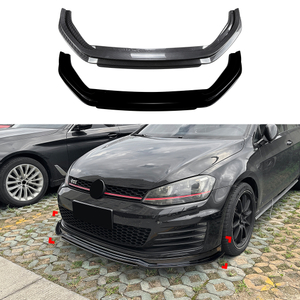 AMP-Z Front Bumper Lip Splitter For VW Volkswagen Golf 7 GTI 2013-2016