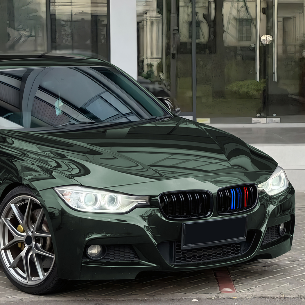 AMP-Z Front Bumper Grille Grill For BMW 3 Series F30 F31 2013-2019