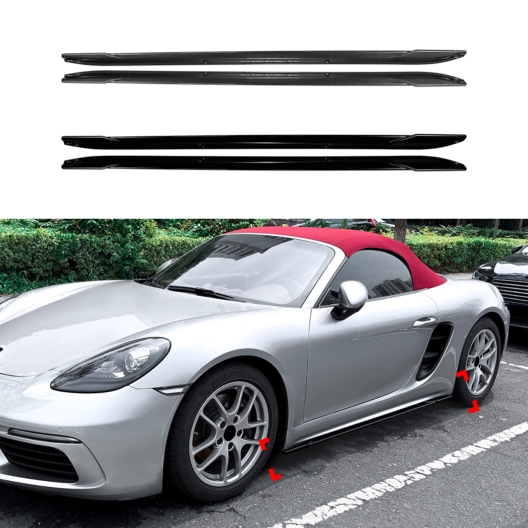 AMP-Z Achterbumperspoilerlip voor Porsche 718 Cayman 982 2016+