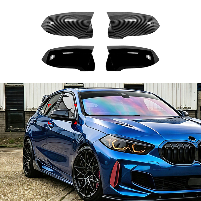 AMP-Z Wing Mirror Cover For BMW 1 Series F40 2 Series F44 F45 X1 F48 U11 X2 F39 Z4 G29 Supra