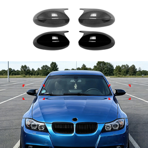 AMP-Z Wing Mirror Cover For BMW 1 Series E81 Pre-facelift 2006-2009/E82 E88 Pre-facelift 2007-2009/E87 Pre-facelift 2004-2007/E90 E91 Pre-facelift 2005-2008/E92 E93 Pre-facelift 2006-2009