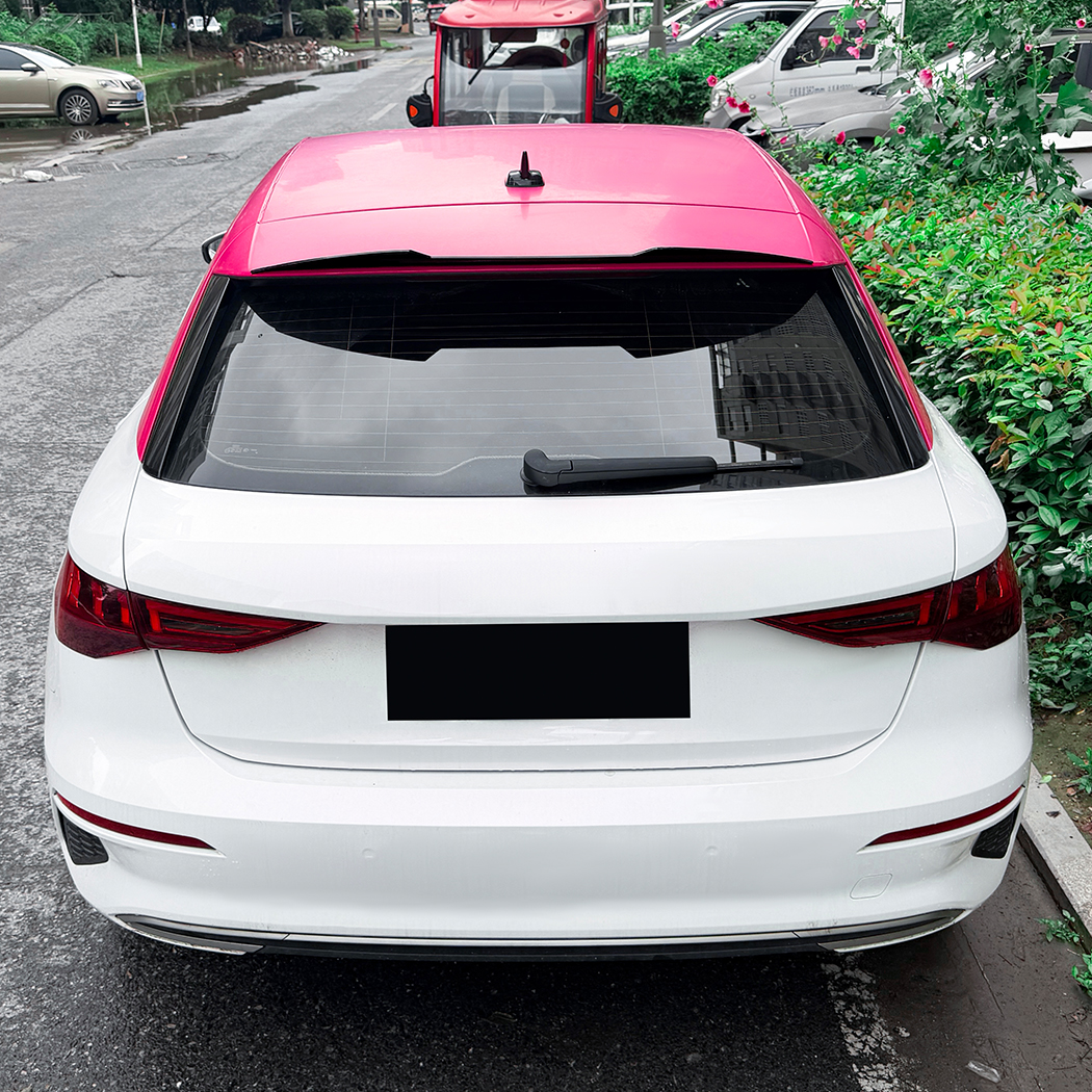 AMP-Z Rear Roof Wing Spoiler For Audi A3 8Y Hatchback Standard SE 2021+