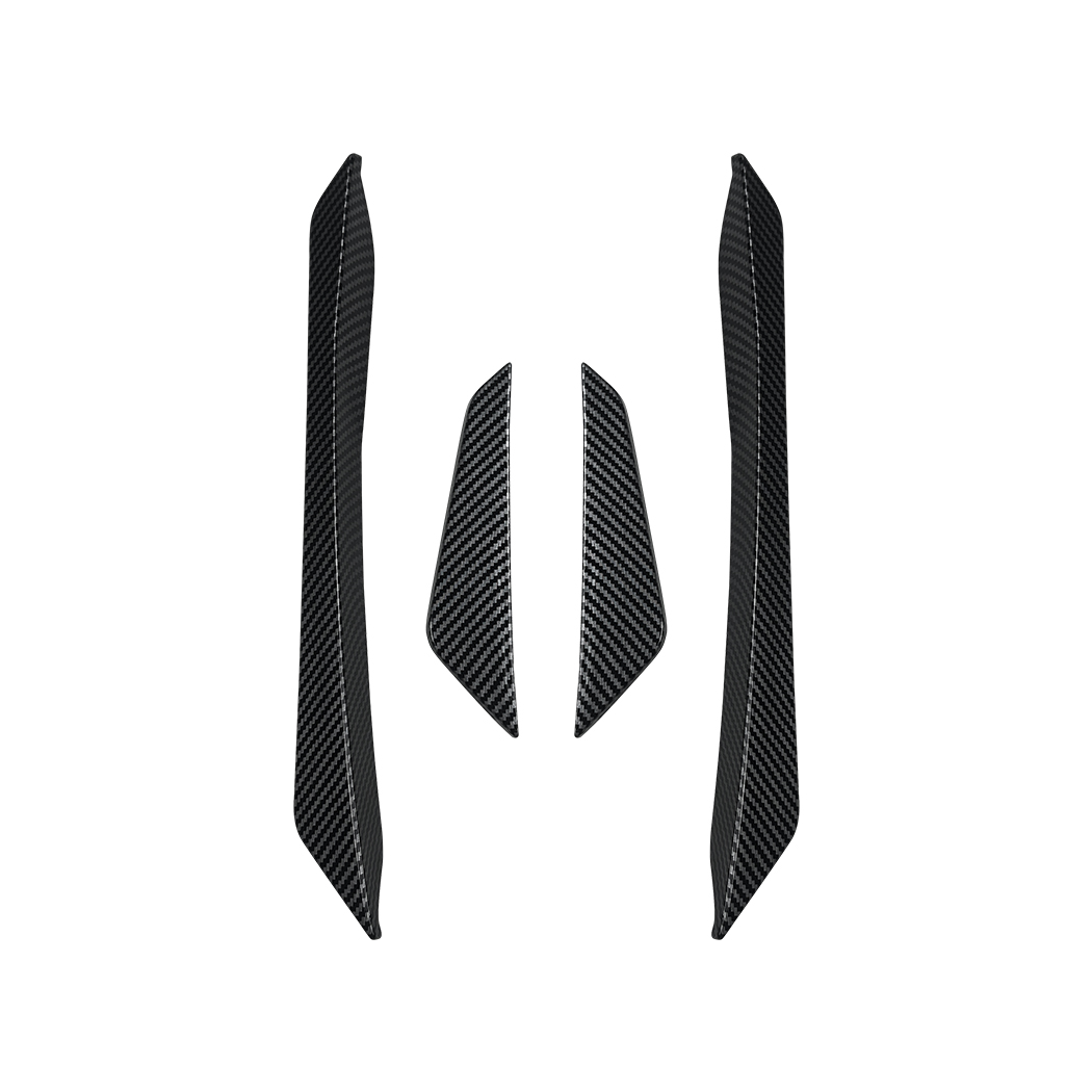 AMP-Z Front Bumper Fins Side Spoiler Canards For BMW 2 Series F44 M Sport 2020-2024