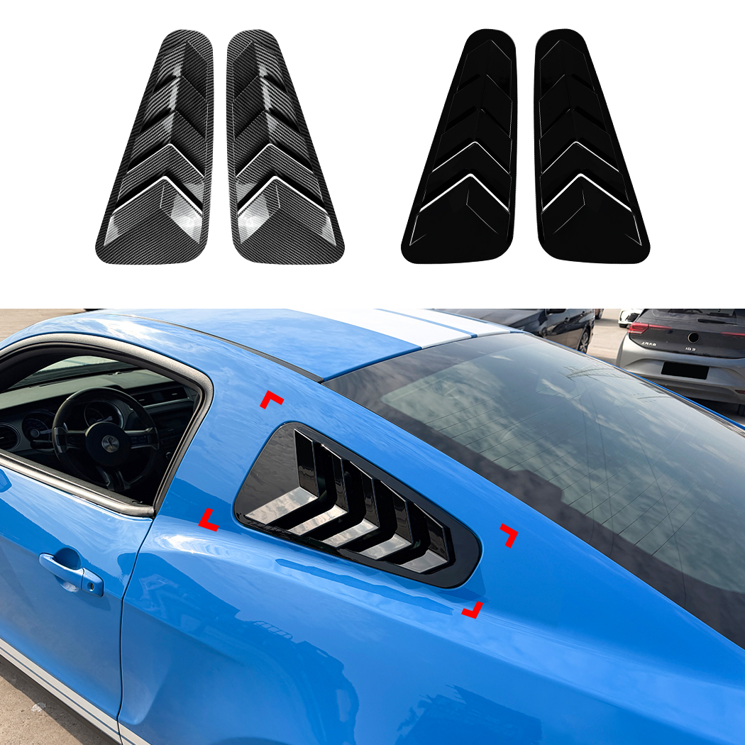 AMP-Z Window Louvers For Ford Mustang MK5 2005-2014