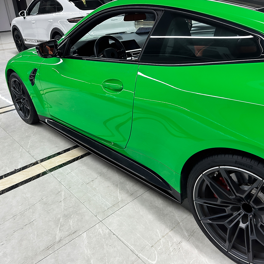 AMP-Z Side Skirt Rocker Panel Splitter Lip For BMW M4 G82 G83 2021+