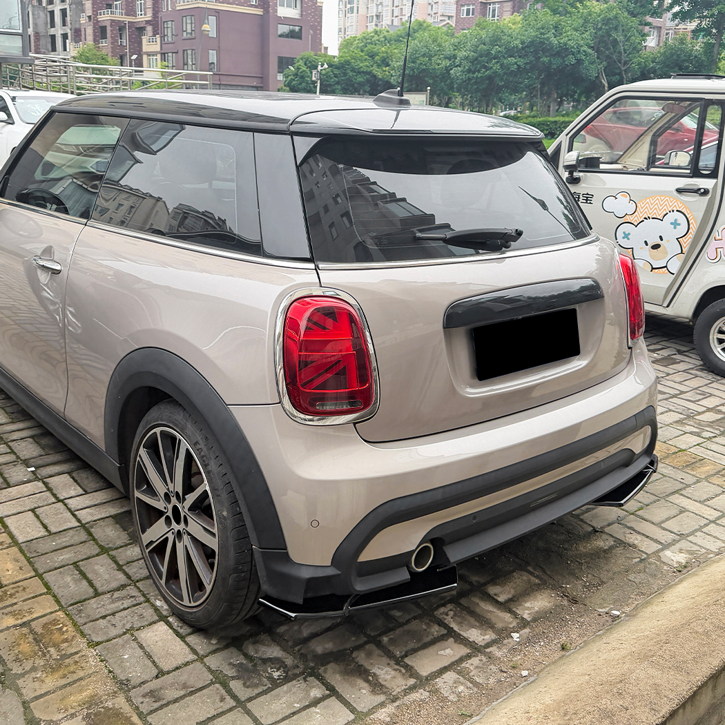 AMP-Z Rear Bumper Spoiler Lip For BMW Mini Cooper F55 F56 F57 Facelift 2022-2024
