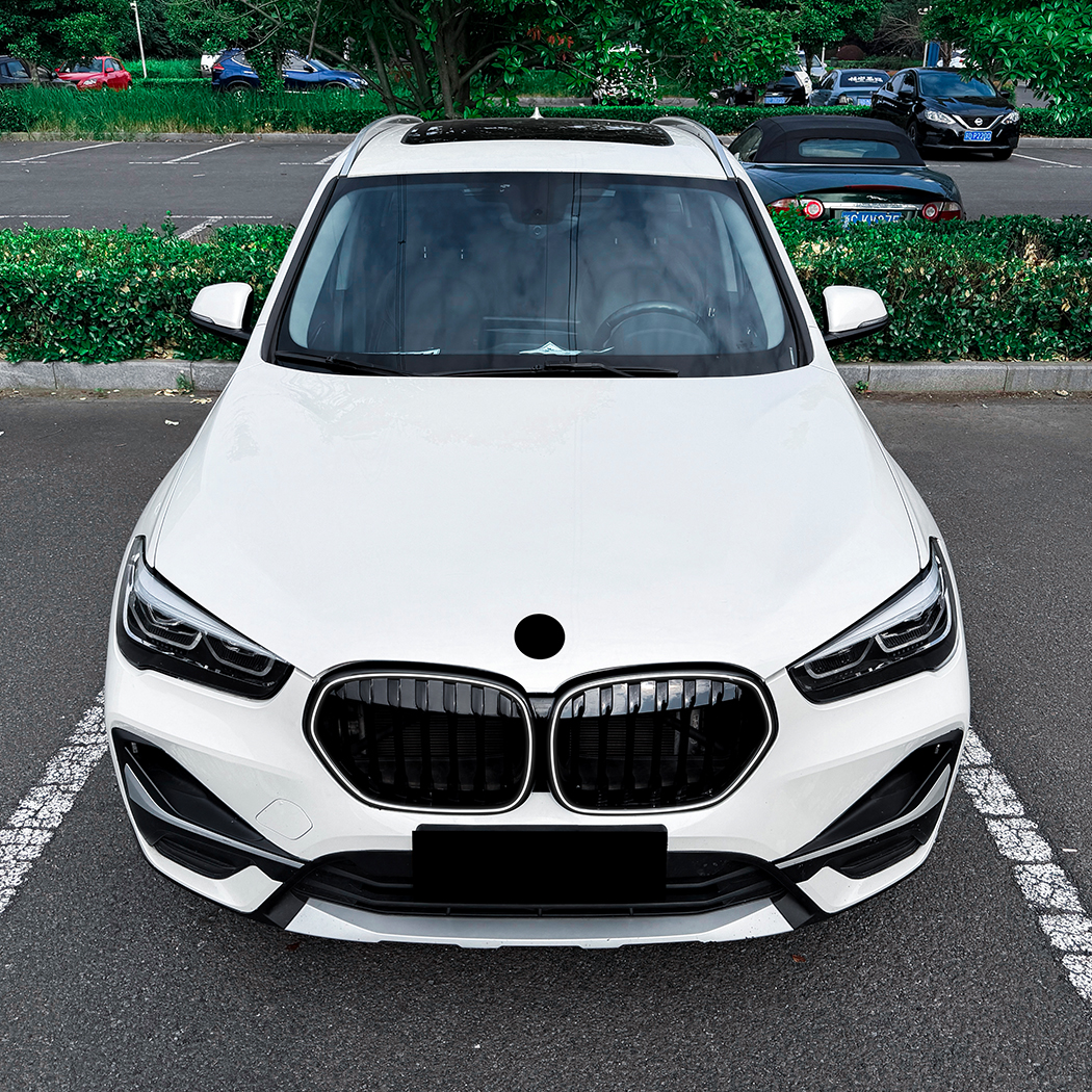AMP-Z Front Bumper Grille Grill With Lights For BMW X1 F48 F49 LCI 2020-2022