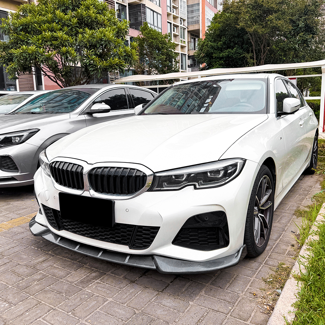 AMP-Z Front Bumper Lip Splitter For BMW 3 Series G20 G21 Pre-facelift M Sport 2019-2022