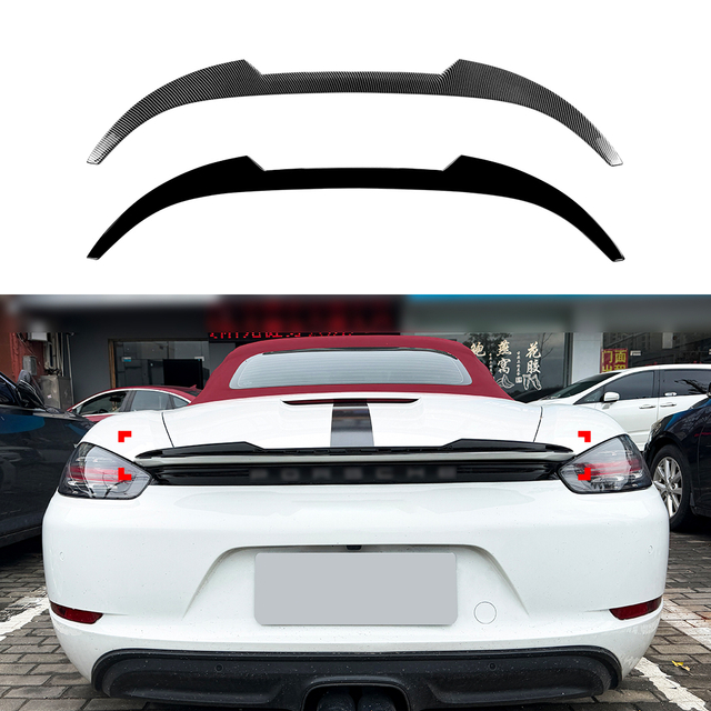 AMP-Z Rear Wing Spoiler For Porsche 718 Cayman 2016+