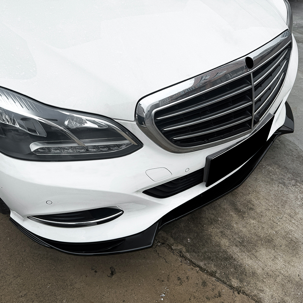 AMP-Z Front Bumper Lip Spiltter For Mercedes Benz E Class W212 Facelift Standard 2013-2016