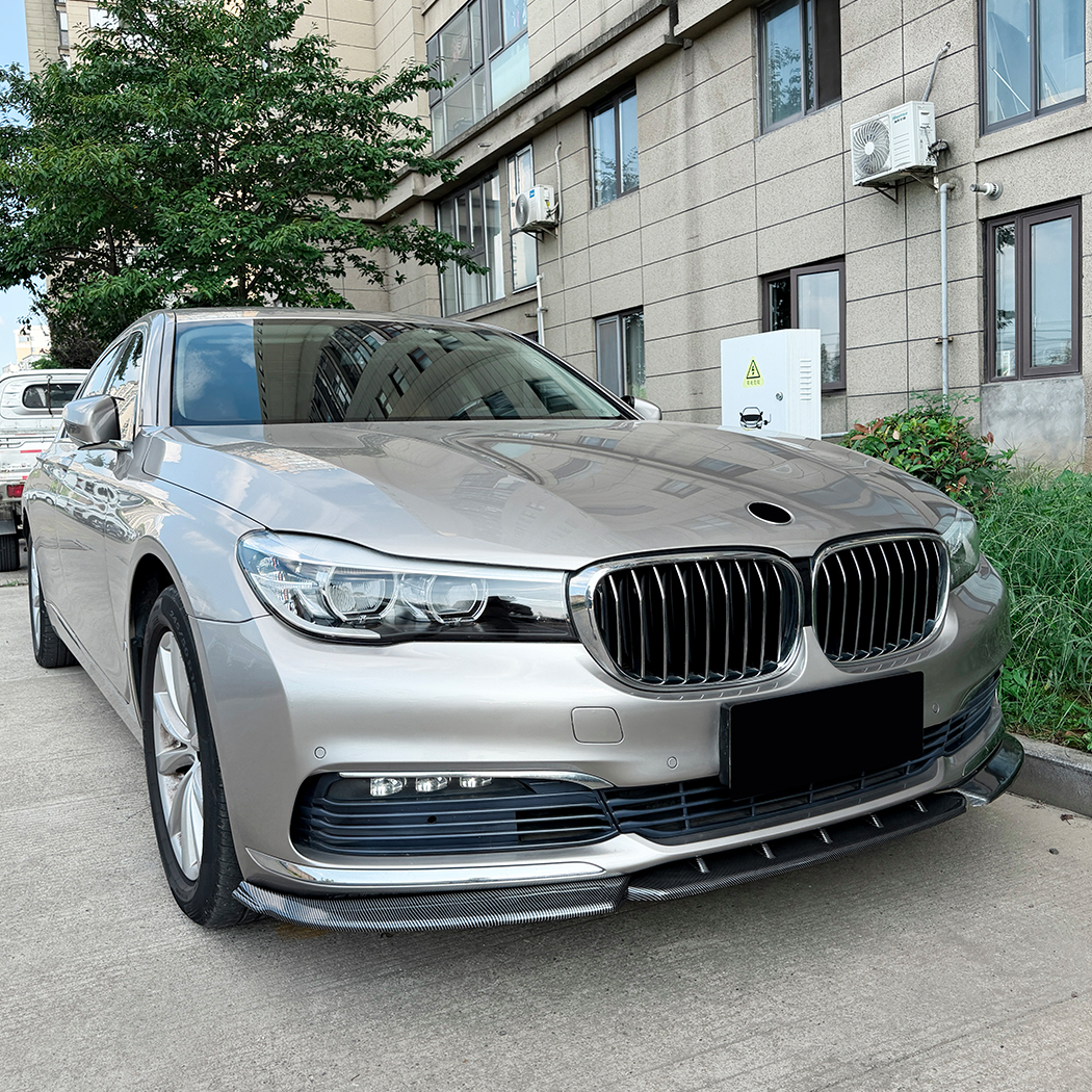 AMP-Z Front Bumper Lip Splitter For BMW 7 Series G11 G12 Pre-facelift Standard 2015-2018