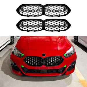 AMP-Z Front Bumper Grille Grill Black For BMW 2 Series F44 2020-2024