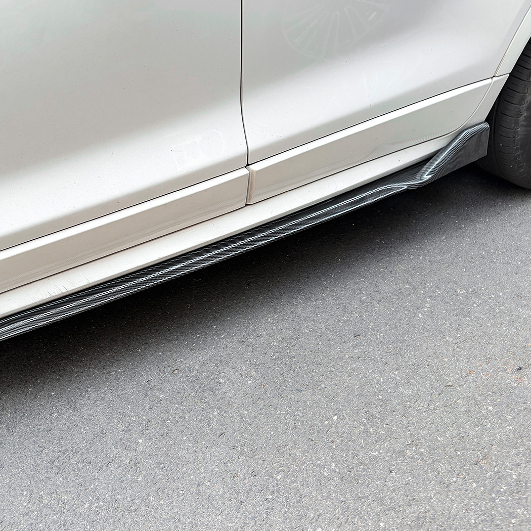 AMP-Z Side Skirt Rocker Panel Splitter Lip For BMW X3 F25 X4 F26 M Sport 2011-2017