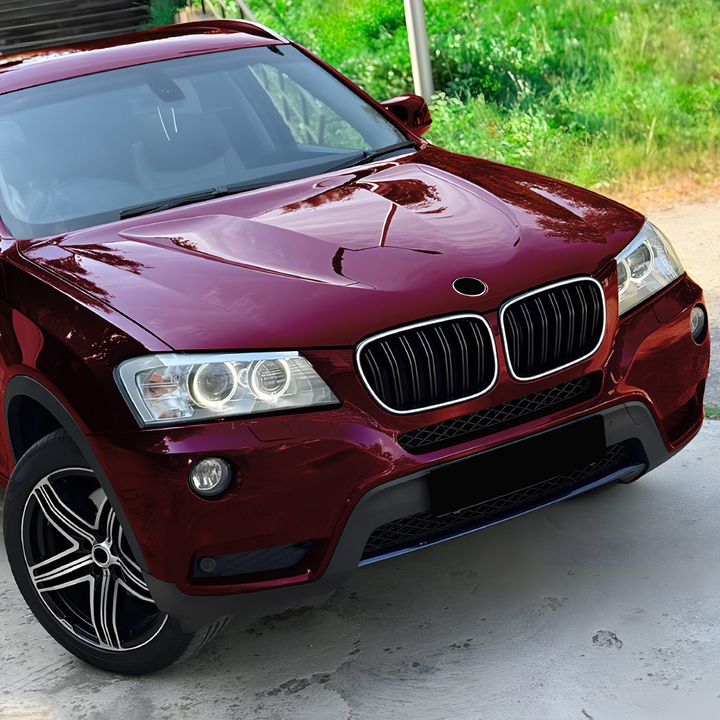 AMP-Z Front Bumper Grille Grill With Lights For BMW X3 F25 Pre-Facelift 2011-2013