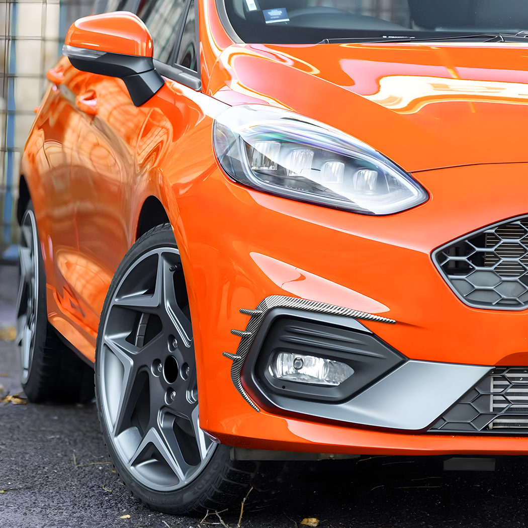 AMP-Z Front Bumper Fins Spoiler Canards For Ford Fiesta MK8 ST-Line 2017-2020