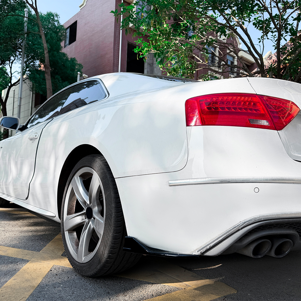 AMP-Z Rear Side Splitter Sticker For Audi A5 8T Facelift Coupe 2-Doors Sline 2013-2017