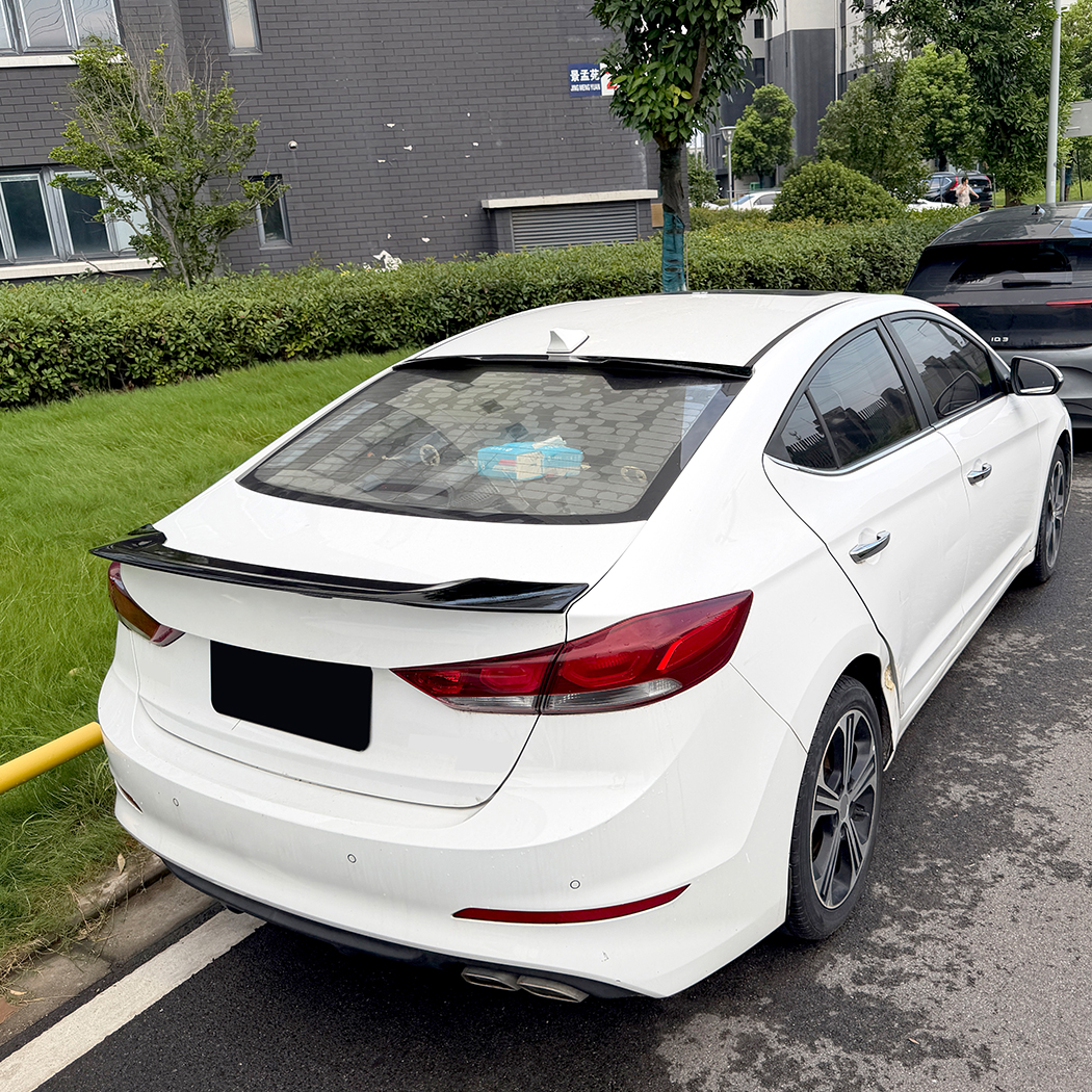 AMP-Z Rear Roof Wing Spoiler For Hyundai Elantra MK6 2015-2020
