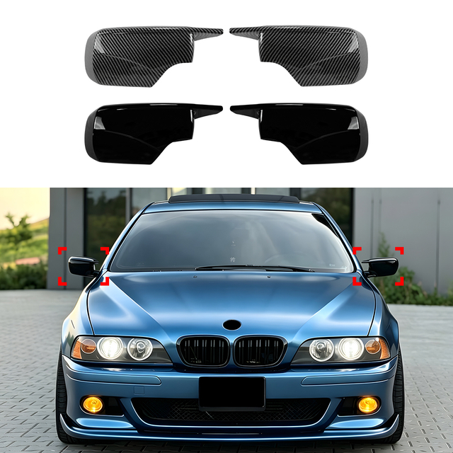 AMP-Z Wing Mirror Cover For BMW 3 Series E46/5 Series E39 1998-2004