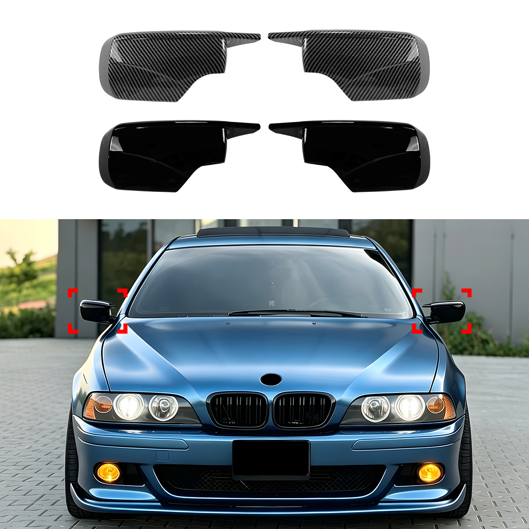 AMP-Z Wing Mirror Cover For BMW 3 Series E46/5 Series E39 1998-2004