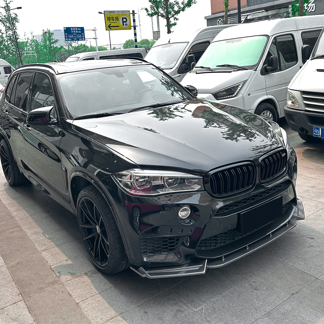 AMP-Z Front Bumper Lip Splitter For BMW X5M F85 X6M F86 2015-2018