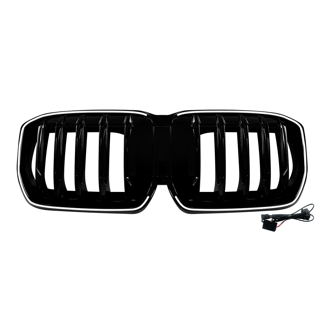 AMP-Z Front Bumper Grille Grill With Lights For BMW X1 iX1 U11 2023+