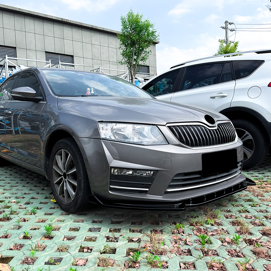 AMP-Z Front Bumper Lip Splitter For Skoda Octavia MK3 2015-2017