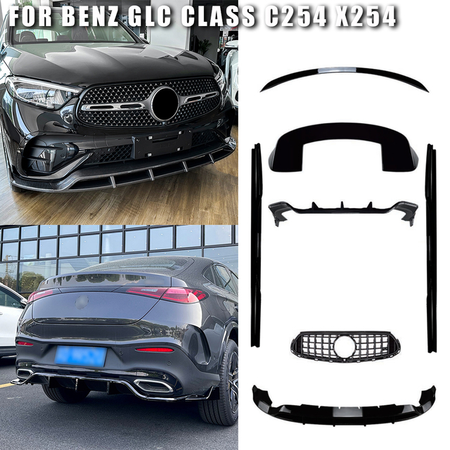 AMP-Z Full Body Kit Set For Mercedes Benz GLC Class X254 C254