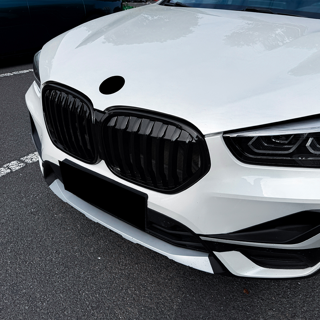 AMP-Z Front Bumper Grille Grill For BMW X1 F48 F49 LCI 2020-2022