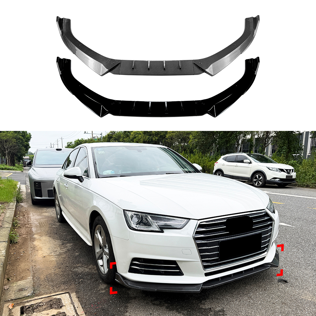 A4 B9 Pre-facelift Standard Front Bumper Lip Splitter