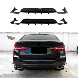 AMP-Z Rear Bumper Spoiler Lip For BMW 6 Series GT G32 M Sport 2017+