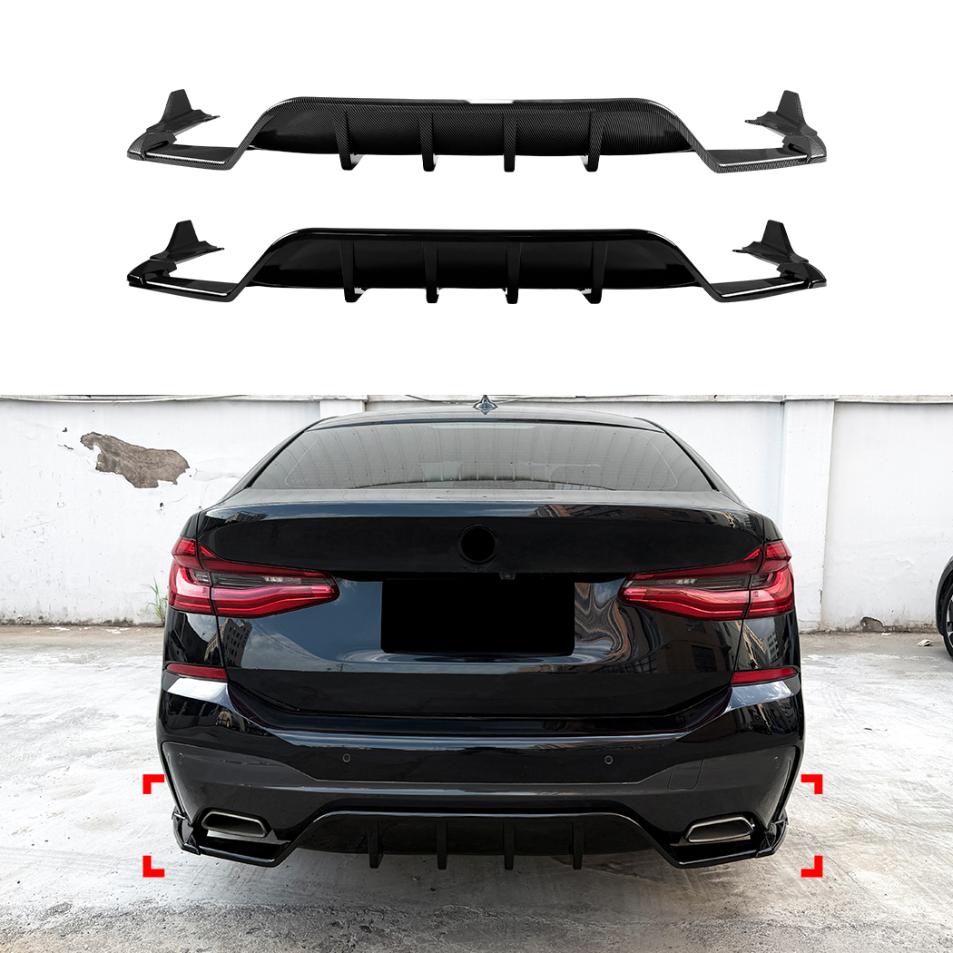 AMP-Z Rear Bumper Spoiler Lip For BMW 6 Series GT G32 M Sport 2017+