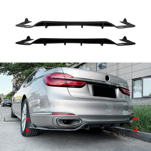 AMP-Z Rear Bumper Spoiler Lip For BMW 7 Series G11 G12 Pre-facelift Standard 2015-2018