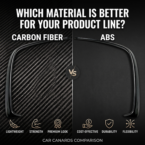 Carbon Fiber vs. ABS Car Canards Which Material Is Better for Your Product Line.jpg