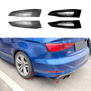 AMP-Z Rear Side Splitter Sticker For Audi A3 S3 8V Pre-facelift Sline 2013-2016