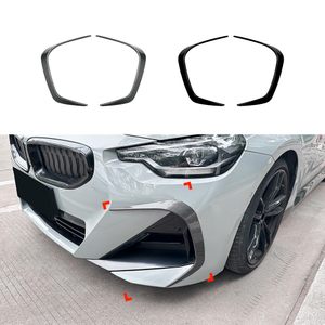 AMP-Z Front Bumper Fins Spoiler Canards For BMW 2 Series G42 2022+