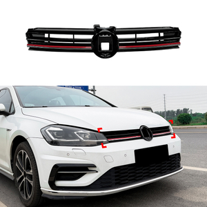 AMP-Z Front Bumper Grille Grill For VW Volkswagen Golf MK7.5 R 2017-2019