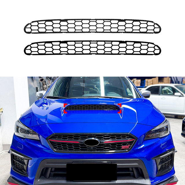 AMP-Z Engine Hood Air Vents Dust Cover For Subaru WRX STI VA 2014-2021