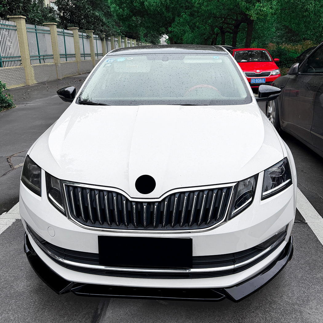 AMP-Z Front Bumper Lip Splitter For Skoda Octavia MK3.5 2018-2020