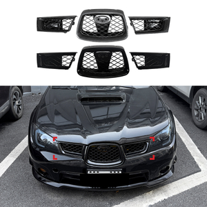 AMP-Z Replacement Front Bumper Grille Grill For Subaru Impreza WRX STI 2006-2007