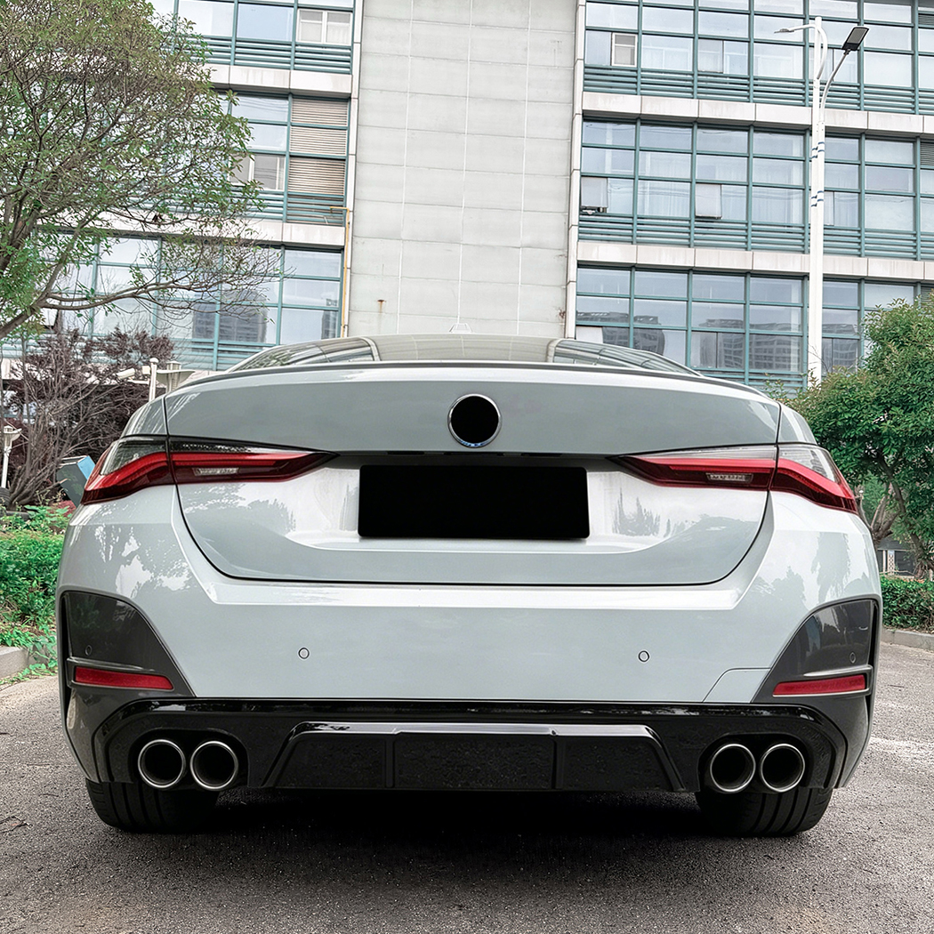 AMP-Z Rear Bumper Spoiler Lip For BMW 4 Series G26 M Sport 2020+